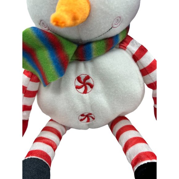 Ho Ho Ho Snowman Sugar Loaf 2010 Christmas Plush Stuffed Toy National Entertainm - Picture 7 of 11